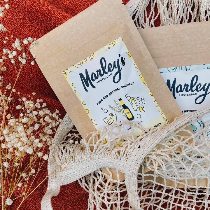 Marley's Amsterdam – Engroshandel Fast shampoo – Øl & røgelse - til tørt hår - 450ml