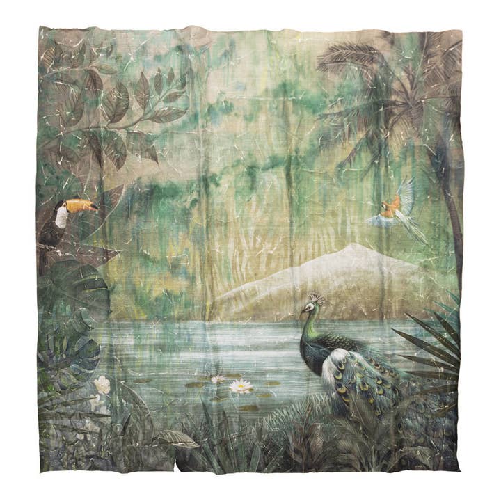 Paper Wall Tapestry - Tropicale 45" X 45" S/2 for wholesale by Manual Woodworkers and Weavers, Inc.