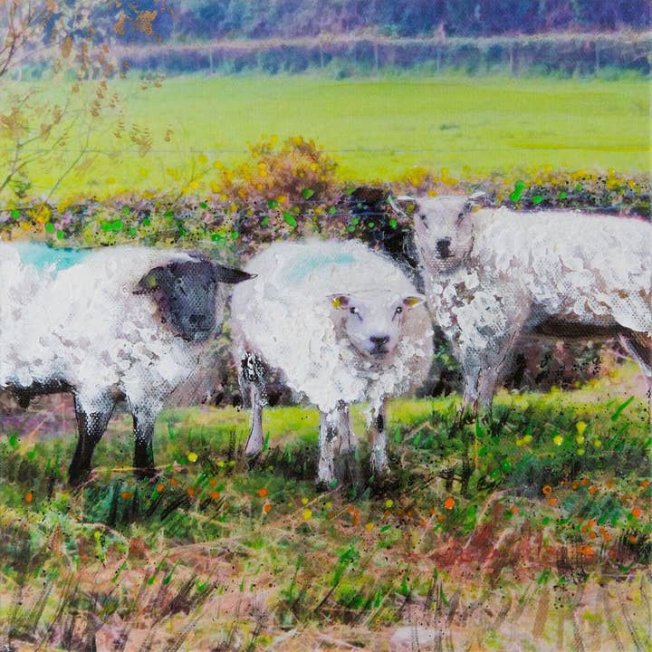 De Tre Amigos for engroshandel hos Kelly Hood Art & Design Studio