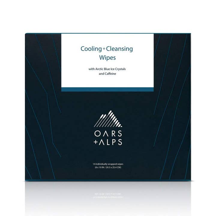 Oars + Alps - Wholesale Face & Body Wipes - Men's - Men's Cooling + Cleansing Wipes Exfoliate, Caffeine Post Gym2