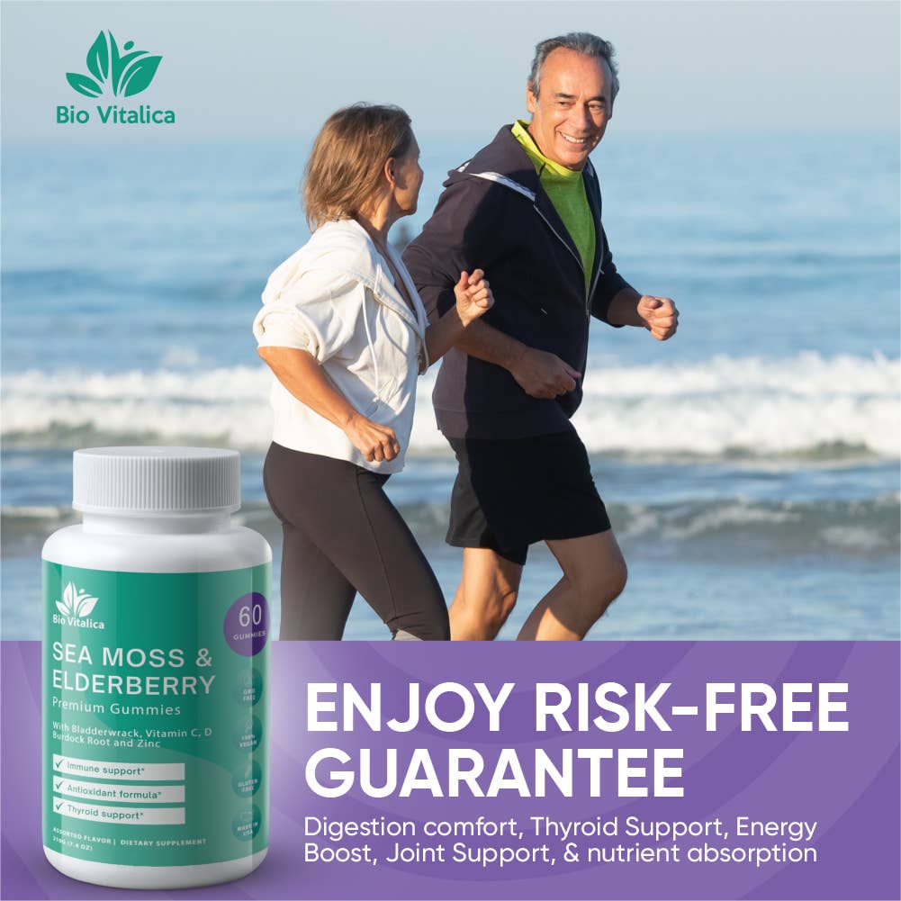 BioVitalica - Wholesale Oral Supplement/Vitamin - Sea Moss Elderberry Gummies9