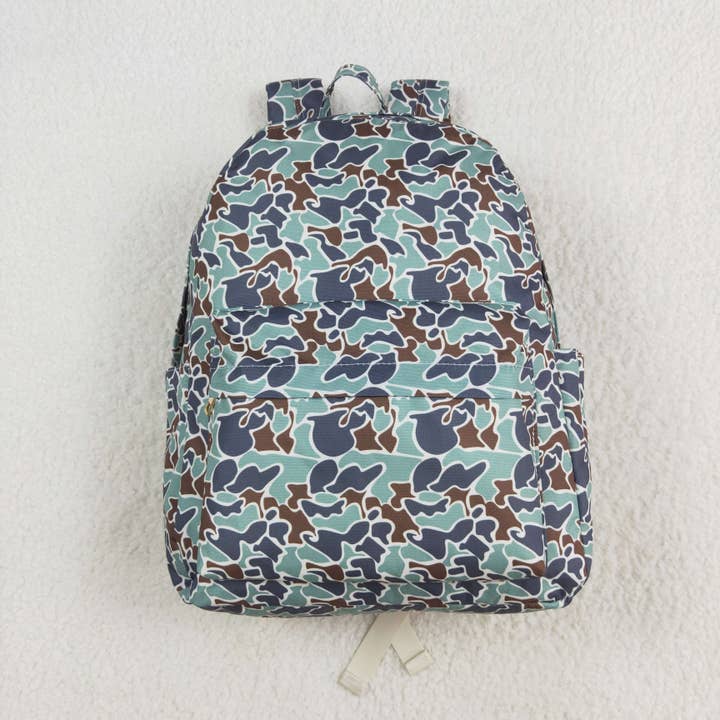 Aier Wholesale - Wholesale Backpack - Kids - Sibling Baby Kids Boys Camouflage Backpack Zip Back Bags