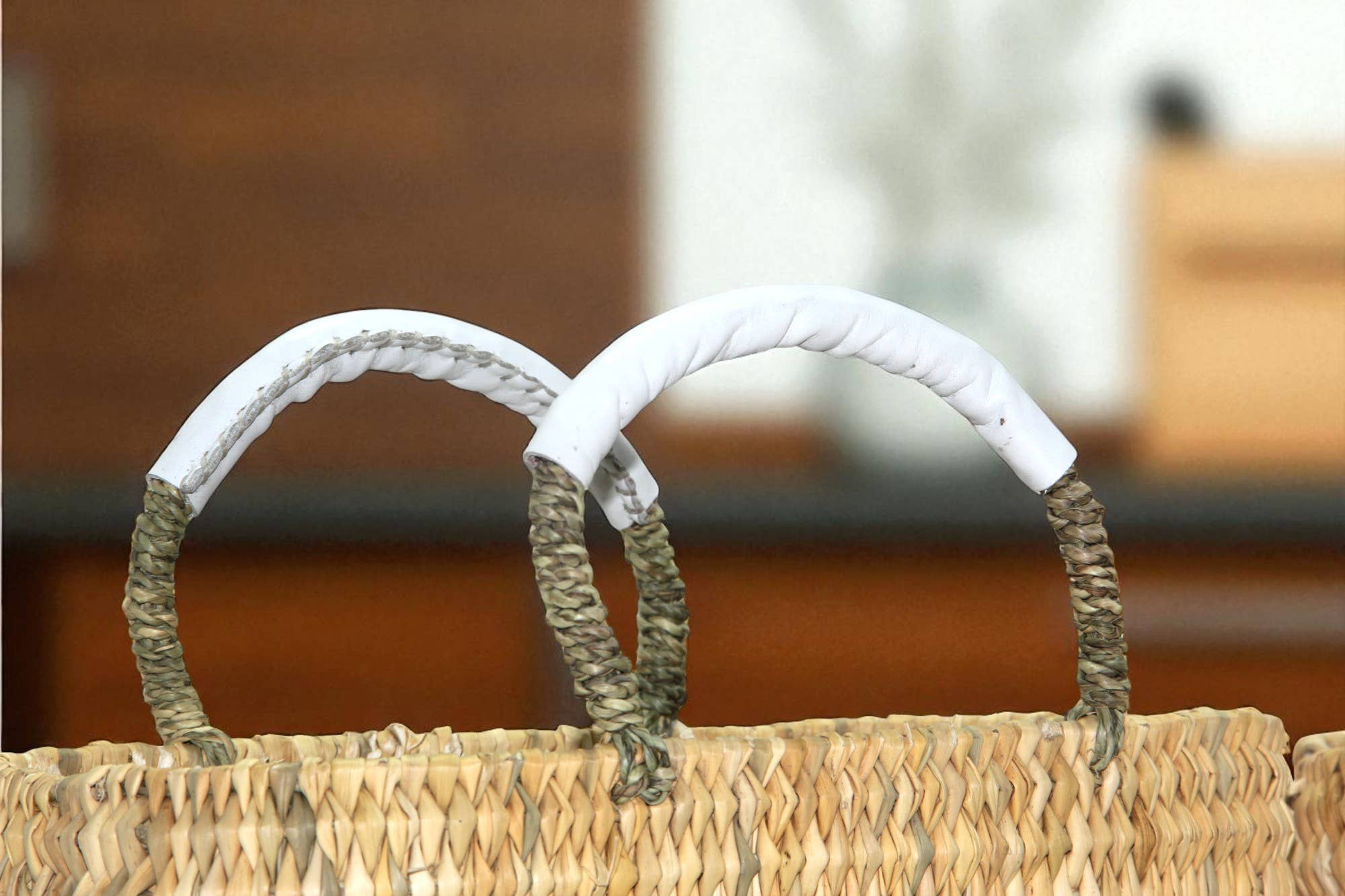 MOROHANDS - Wholesale Beach Bag -  Custom Small Leather Handbag, Personalized Embroidered Name1