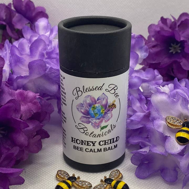Blessed Bee Botanicals - Wholesale Healing Salve/Balm/Cream - Bee Calm Balm | Organic Kids Calming Balm0