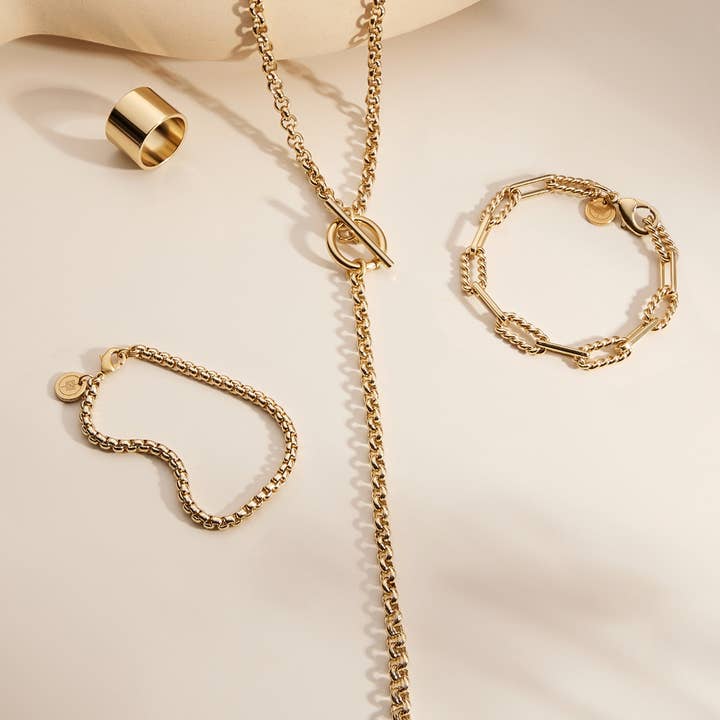 Eklexic - Vente Anneau/bague à empiler - Anneau Plat Épais9