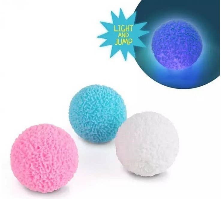 KIDDY-MOOV - Wholesale Light-Up Toy - Kids & Baby - Magic Moments - Luminous and Bouncing Ball (Ø 5 cm) Assorted1