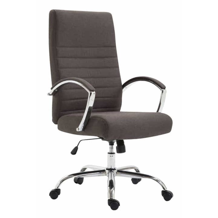 Viborr - Wholesale Chair - Valais office armchair - Fabric and chromed steel8