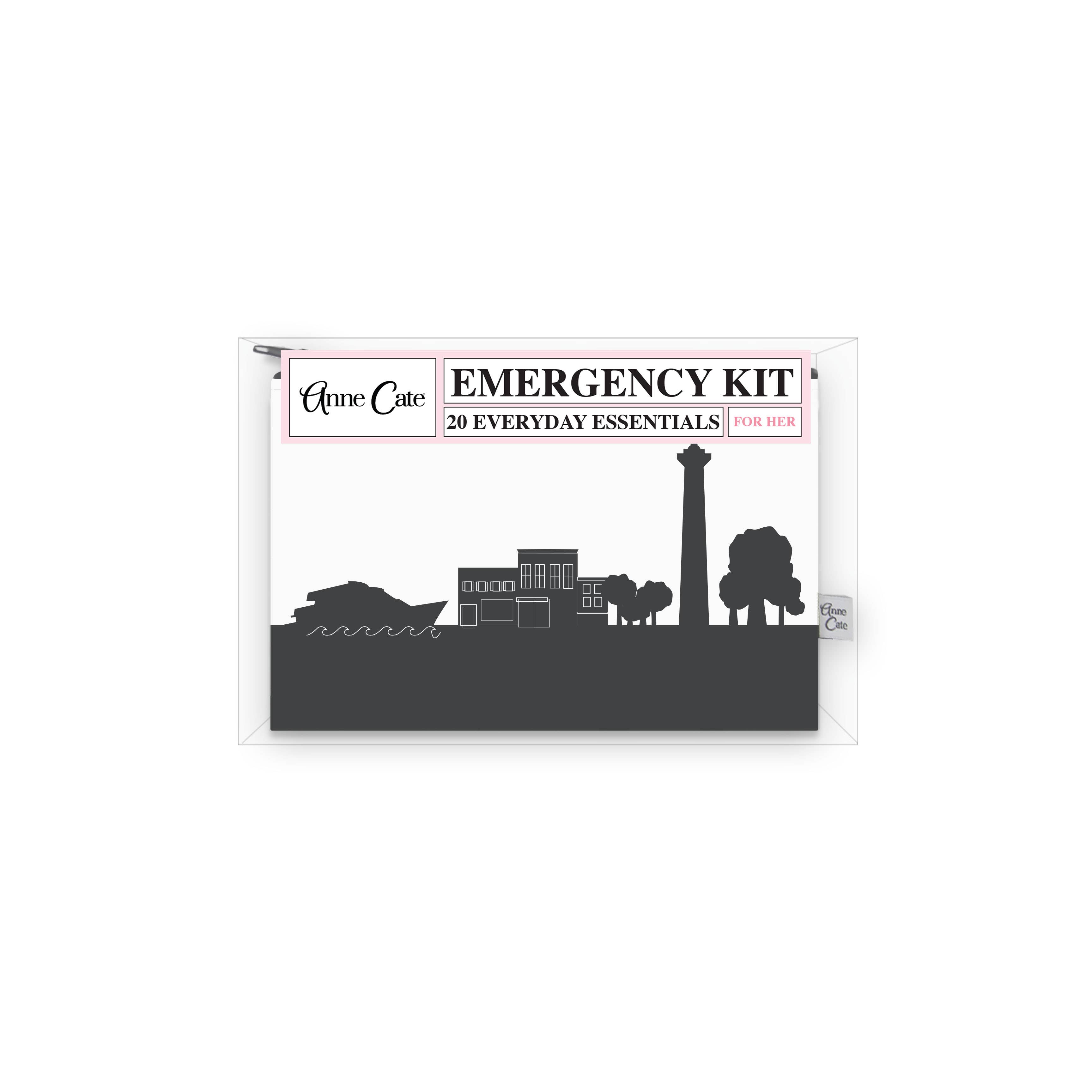 Anne Cate – wholesale Travel set – Skyline Mini Wallet Emergency Kit - For Her63