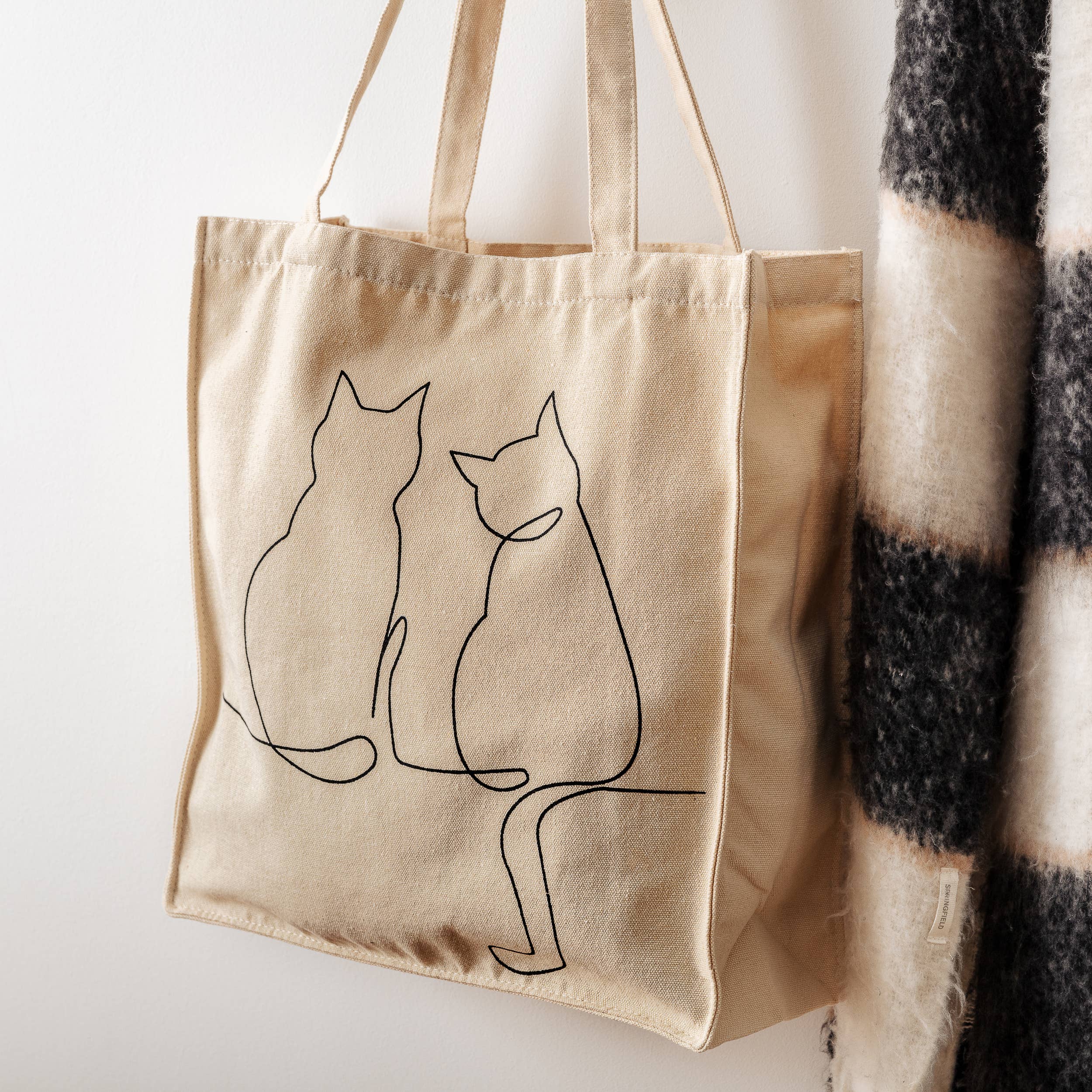 Park Life Designs - Wholesale Tote Bag - Women's - Milo Cat - Cotton Tote Bag 4