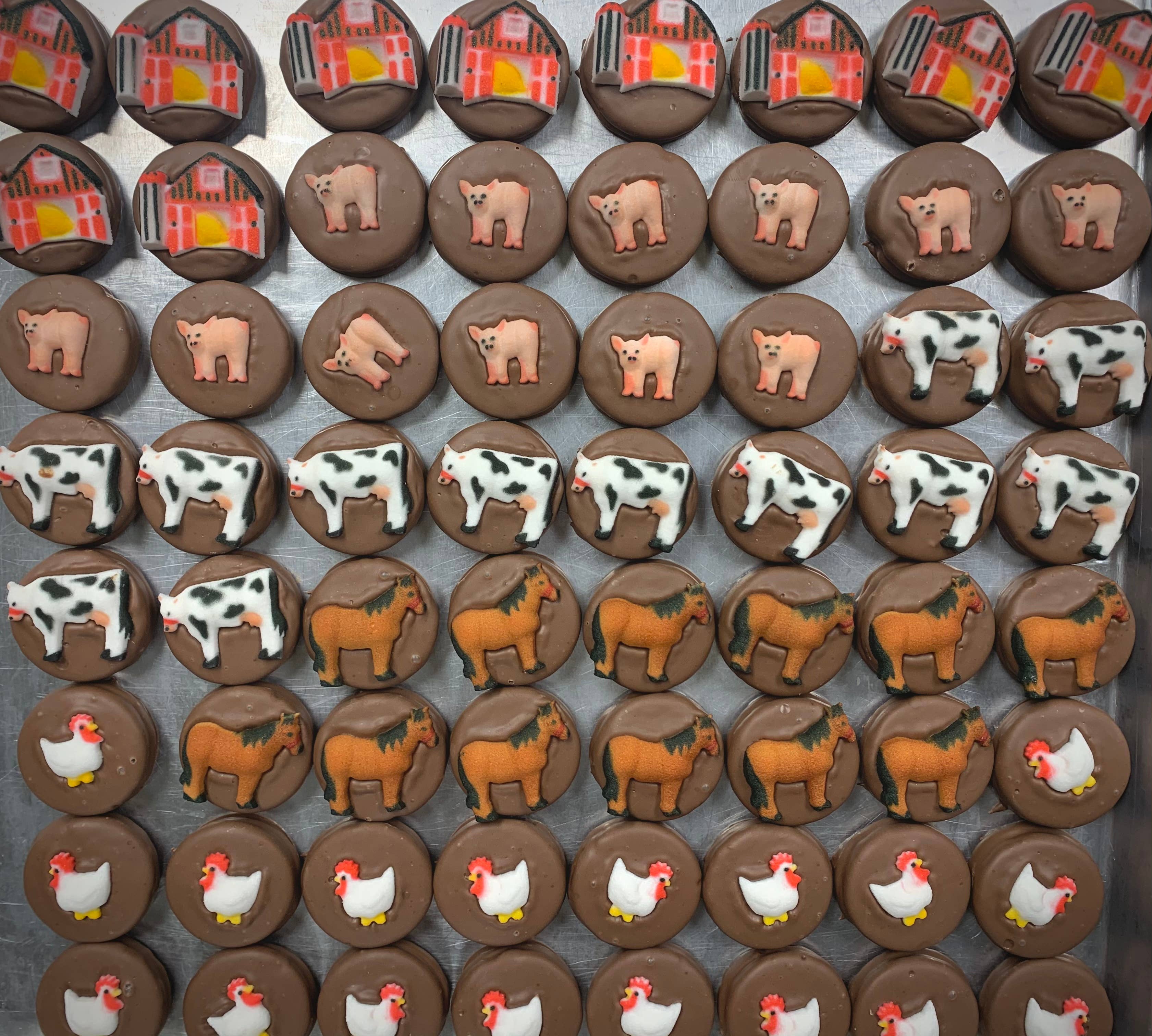 O'Shea's Candies Sweet Shop - Wholesale Chocolate Covered Sweets - O’Farm 🐄  Oreos - Milk Chocolate 2 PACK1