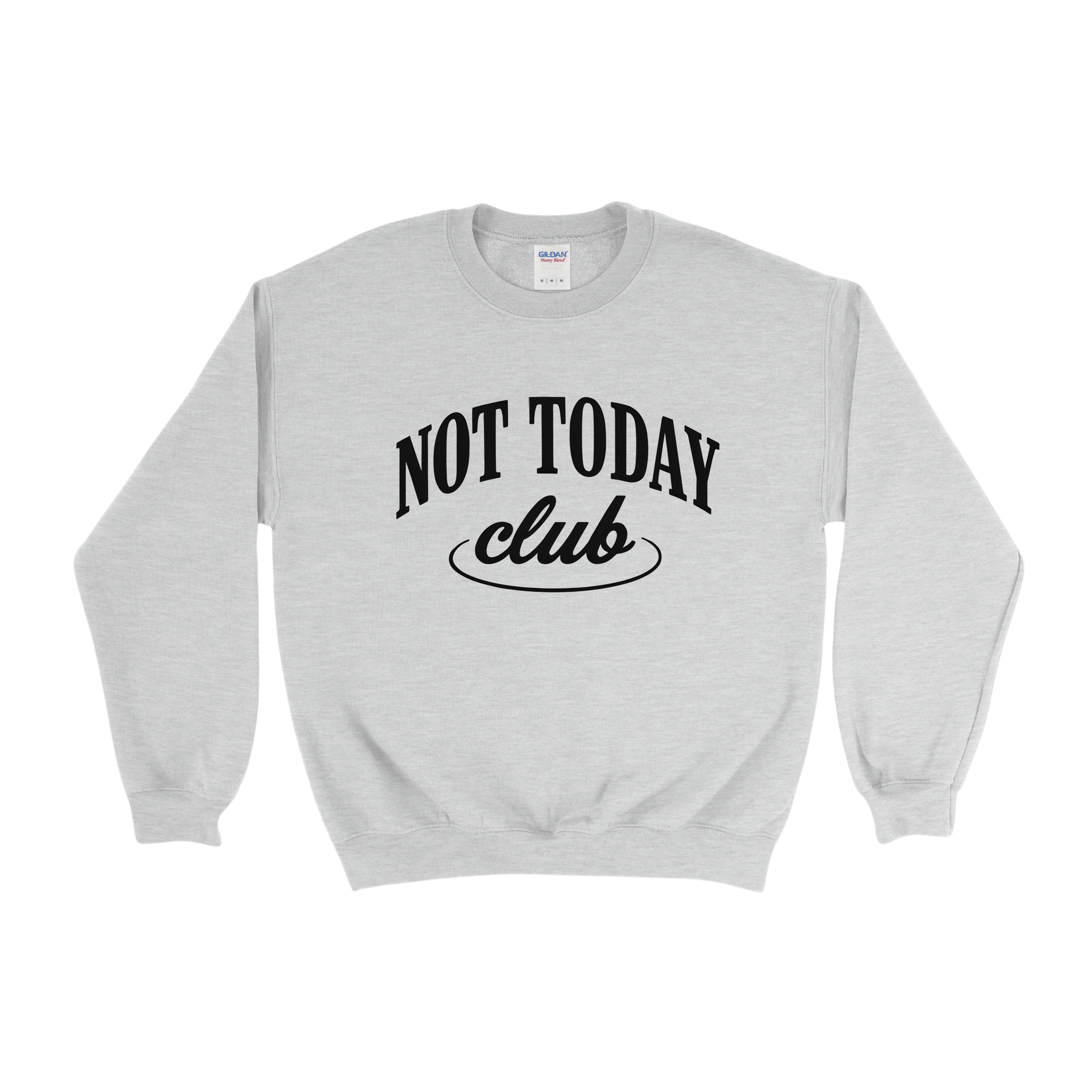 Lucy + Company - Wholesale Graphic Sweatshirt - Women's - Not Today Club Graphic Sweatshirt3