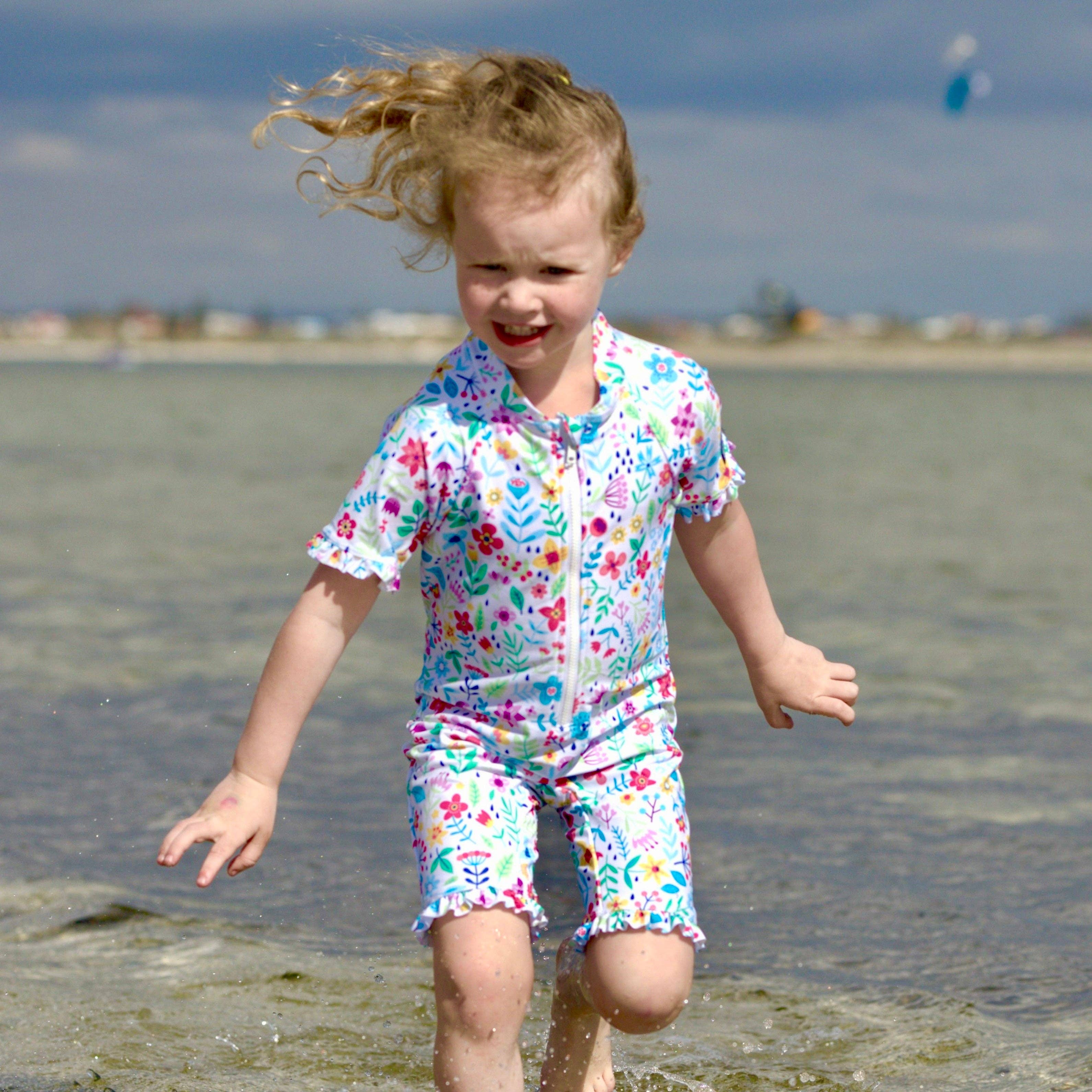 Tic Tas Togs - Vendita all'ingrosso Costume intero - Bambini - Costume da sole con volant | Ditsy Daisy0