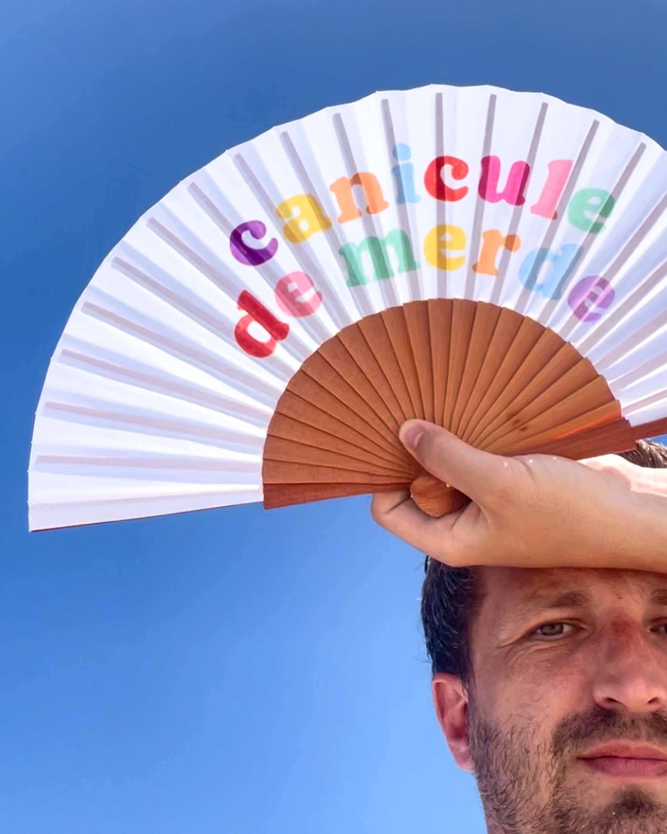 Thomas Gravereau - Venta al por mayor Ventilador plegable de mano - Abanico « Fucking Heatwave »4