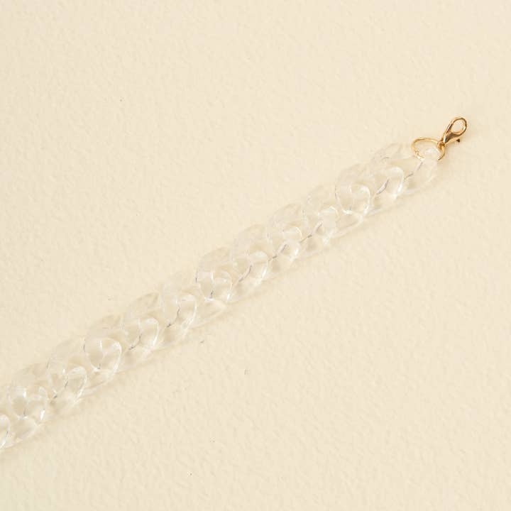 The Darling Effect - Wholesale Hat Accessory - Women's - Trucker Hat Chain-Acrylic Clear3