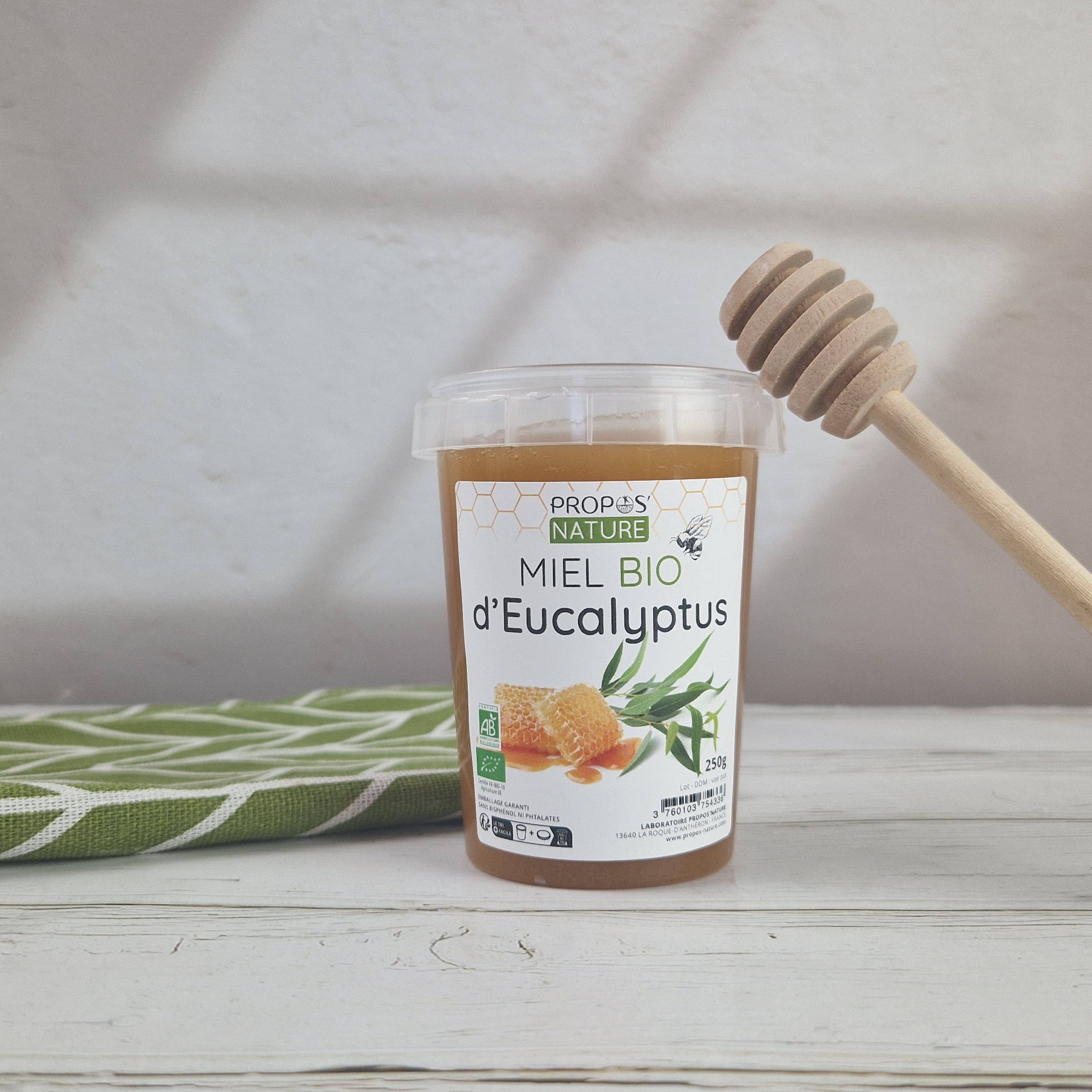 Propos'Nature – wholesale Honung – Ekologisk eukalyptushonung 250 g1