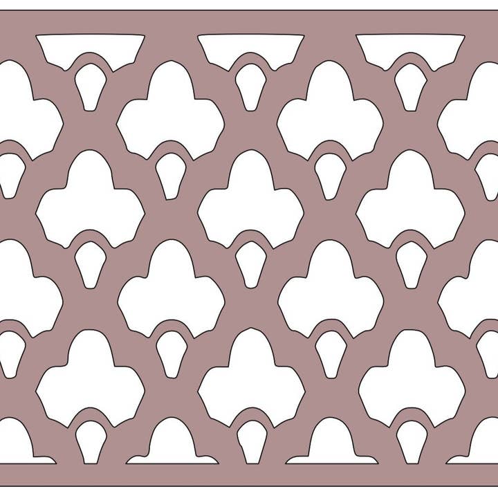 Pochoir Retro Clouds pour la vente par Belle Stencils