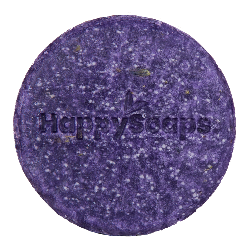 HappySoaps - Wholesale Shampoo Puck/Solid Shampoo - Shampoo Bar – Bright Violet - Silver Shampoo2
