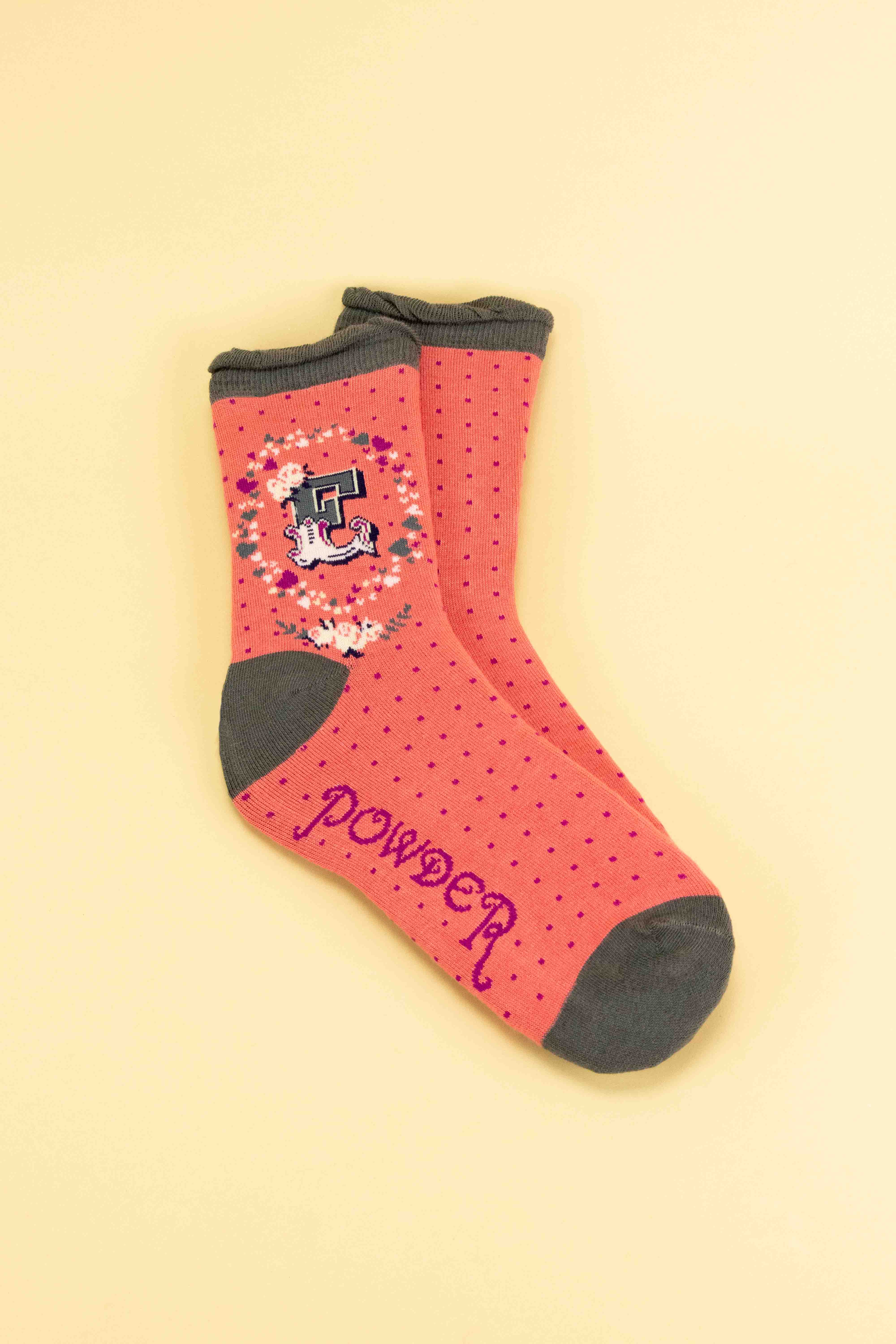 Powder Design - Europe - Wholesale Socks - Women's - Letter Ankle Socks35