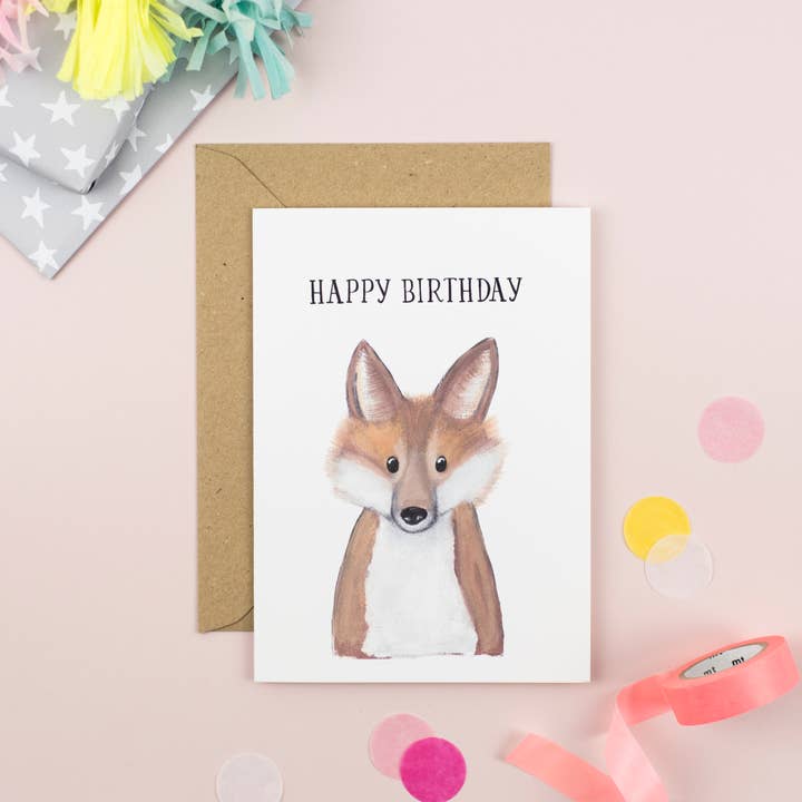 Joyeux anniversaire Fox - Snapshot Collection pour la vente par Little Paperie