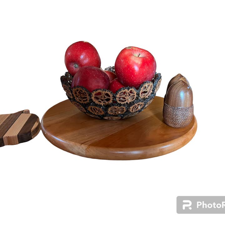 TG Designs - Wholesale Lazy Susan - 12" Walnut Lazy Susan8