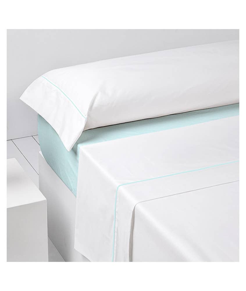 Barceló Hogar - Wholesale Sheet Set - Bedding Set “Percal” Feston 100% Cotton Linen Texture2