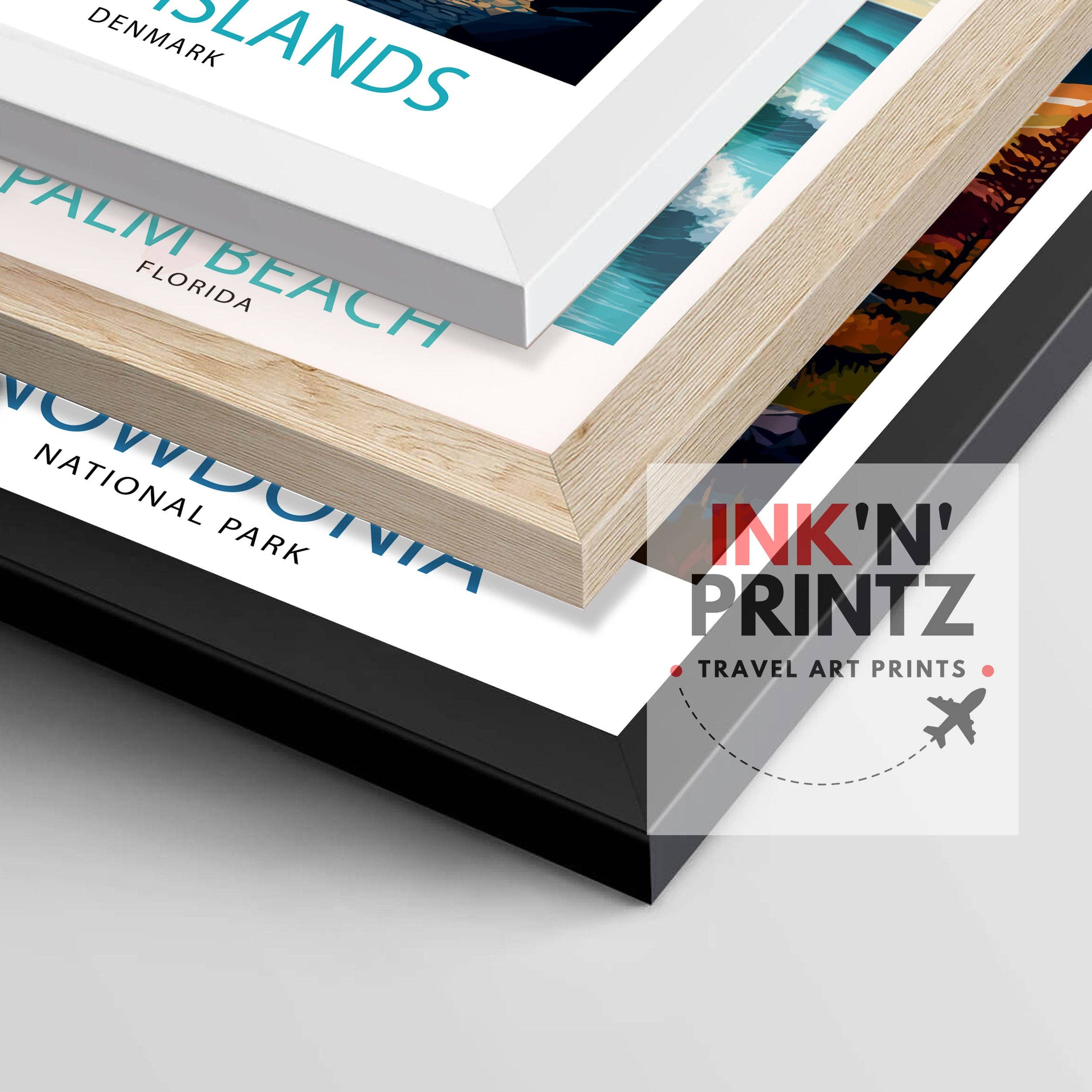 InkNPrintz – wholesale Art print – Zurich Switzerland Travel Poster Zurich6