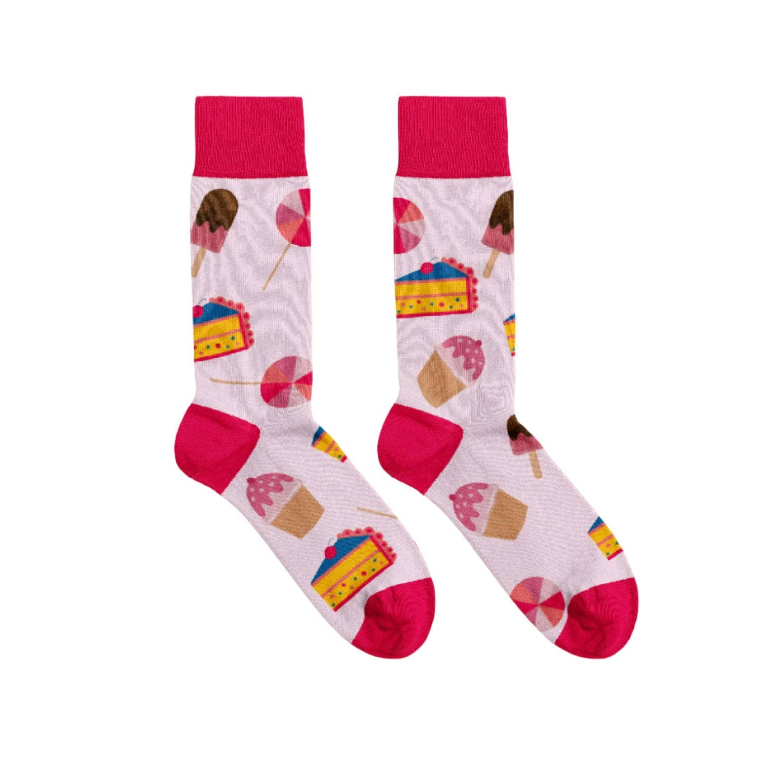 Oli Olsen – wholesale Socks – Women's – Billy Brown Socks | Women's Cake Heaven Socks | Pink Socks1