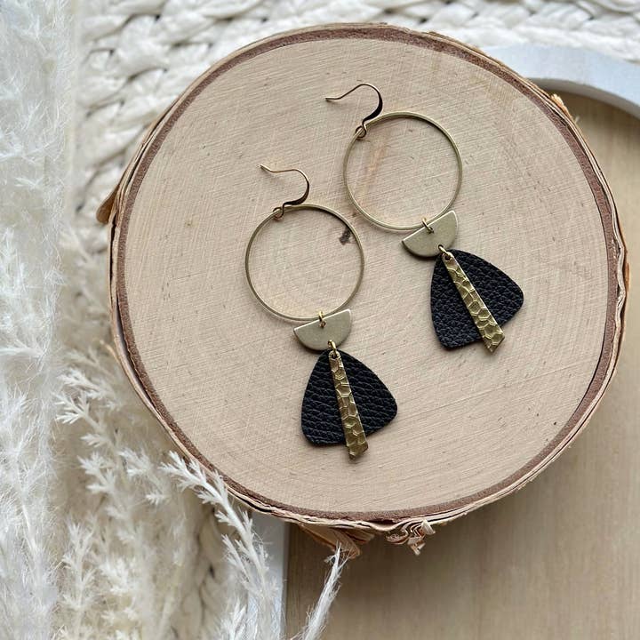 Wicket Goods - Wholesale Dangle Earrings - Eisley | Coal