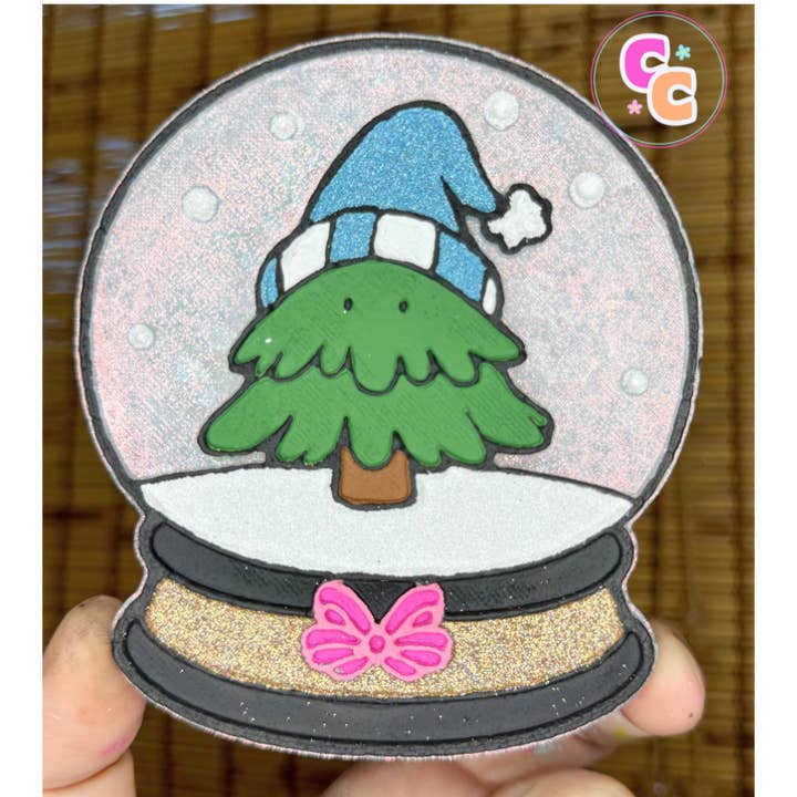 Sneeuwbol Freshie | Auto Luchtverfrisser | Kerstmis voor wholesale door Crafting Cleveland