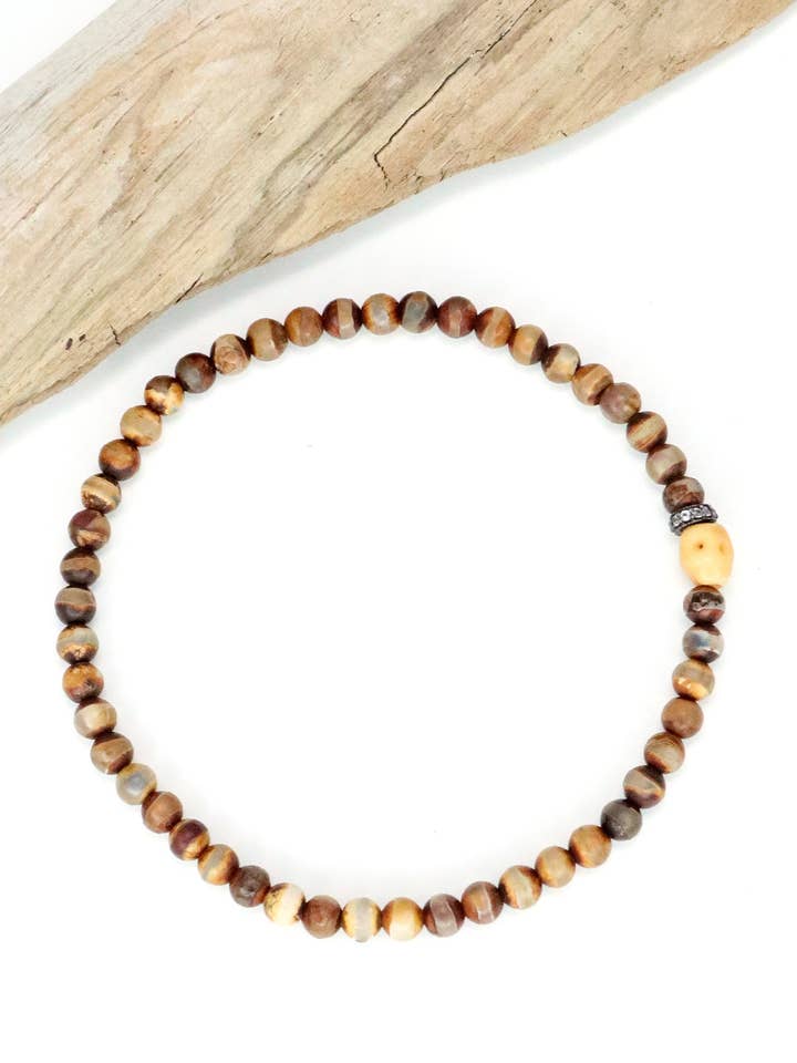 Tibetisches Achat-Veritas-Armband für den Großhandel von Mickey Lynn