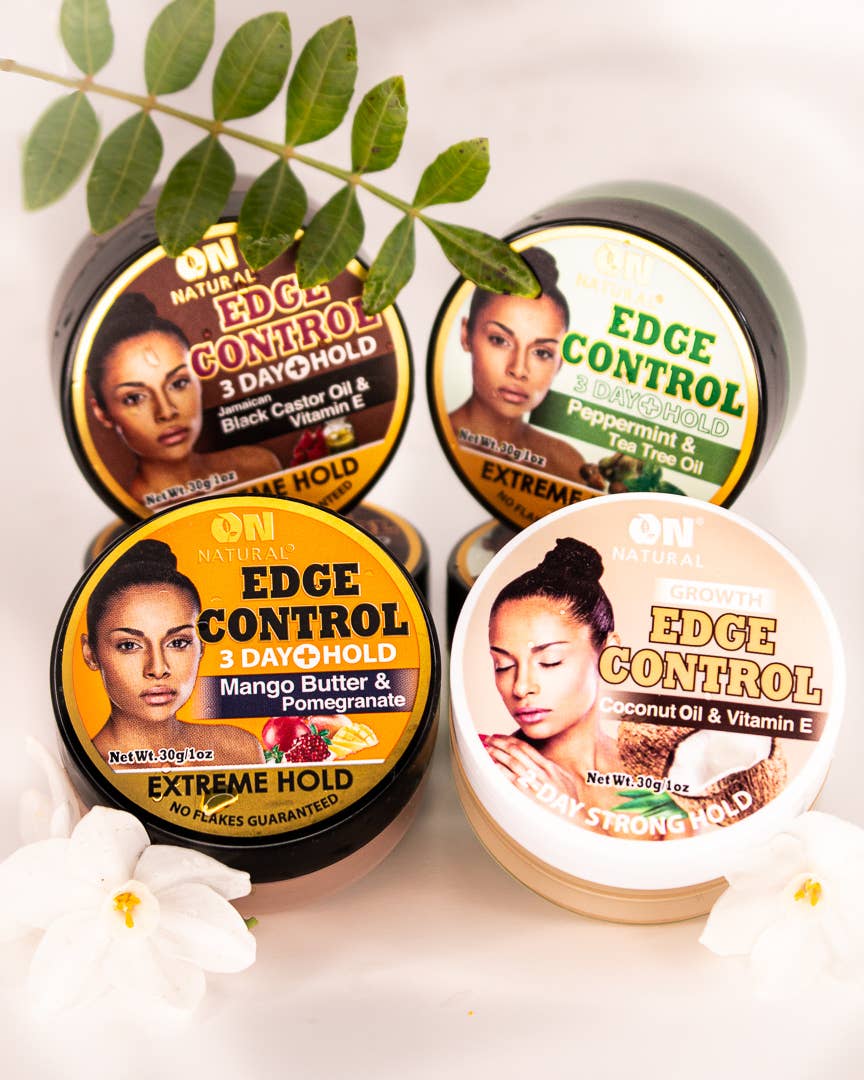 ON Natural USA - Wholesale Hair Styling Gel/Mousse - ON NATURAL - Edge Control  Extreme Hold [Peppermint & Tea]2