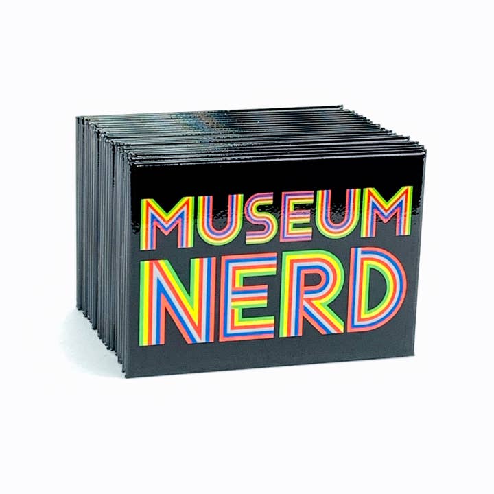 Popcorn Custom Products - Wholesale Magnet - Museum Nerd Classic Black Magnet1