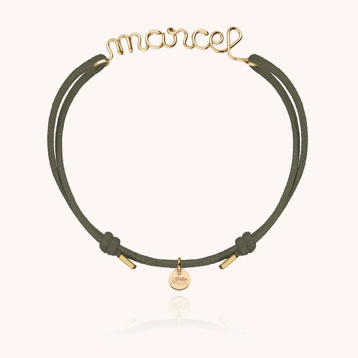 Original Personalized Cord Bracelet for wholesale by Atelier Paulin US