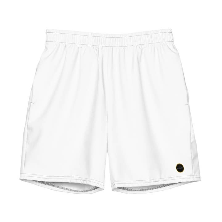 Vita Eco Board shorts för män för wholesale av Tropical Seas Clothing