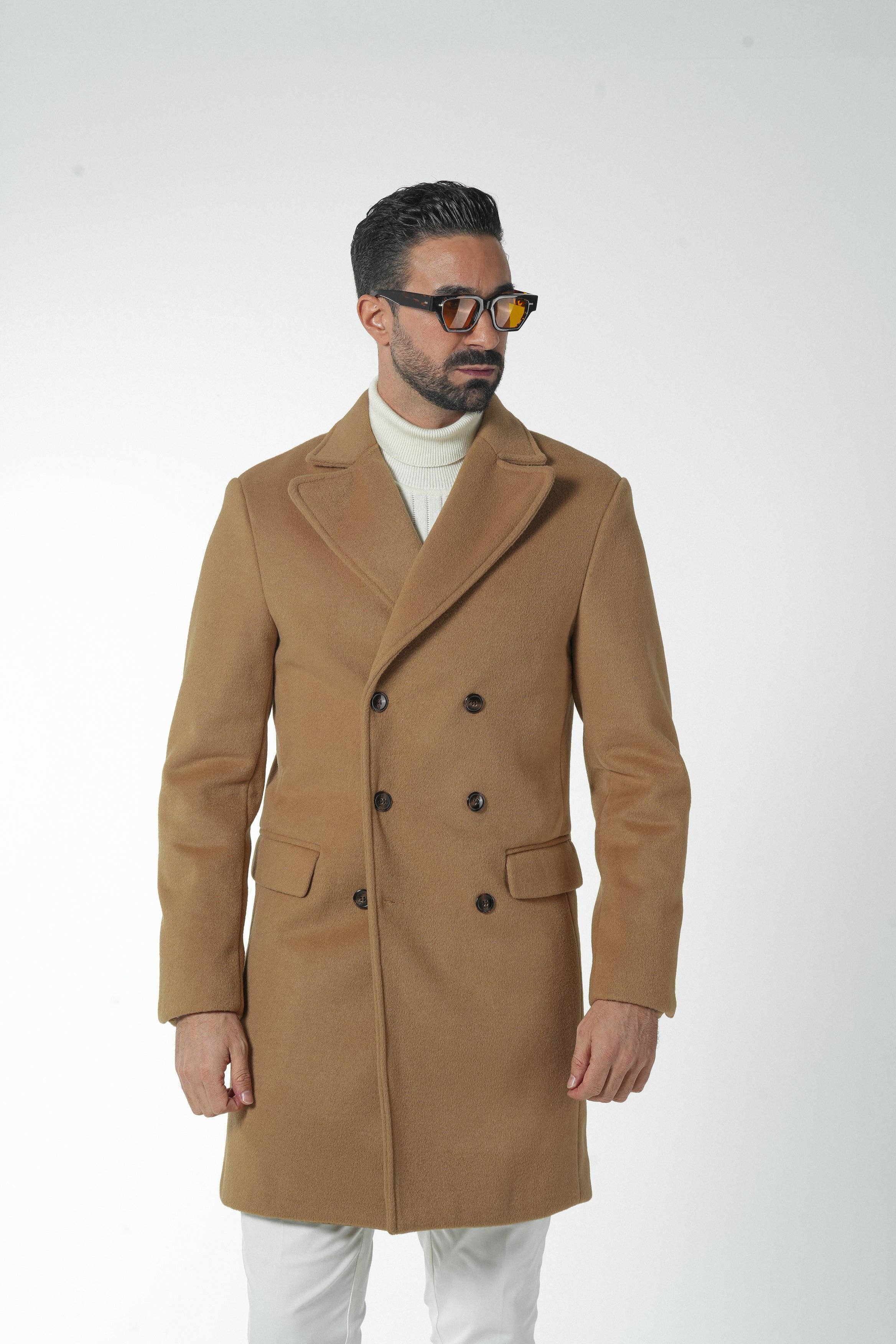 DONATO – Casaco – Homem por atacado – SOBRETUDO CAMEL3