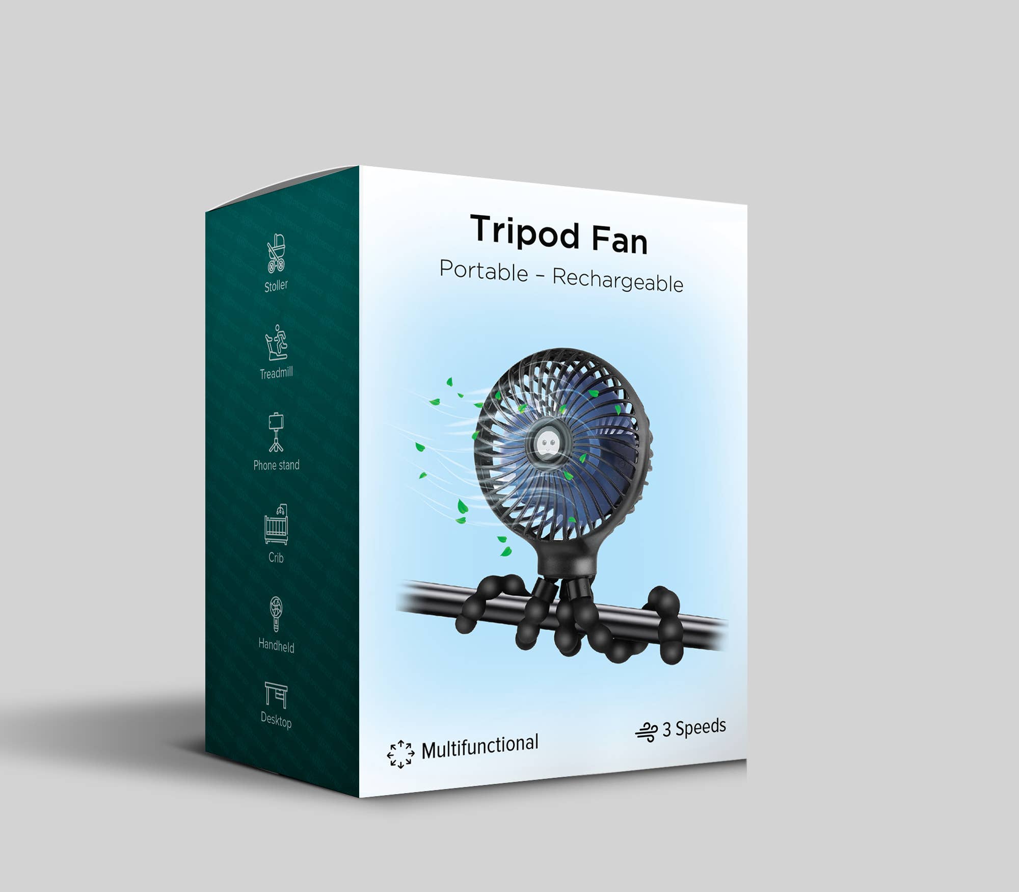 Tech Trendz - Wholesale Handheld Electric Fan - Portable Tripod Fan6