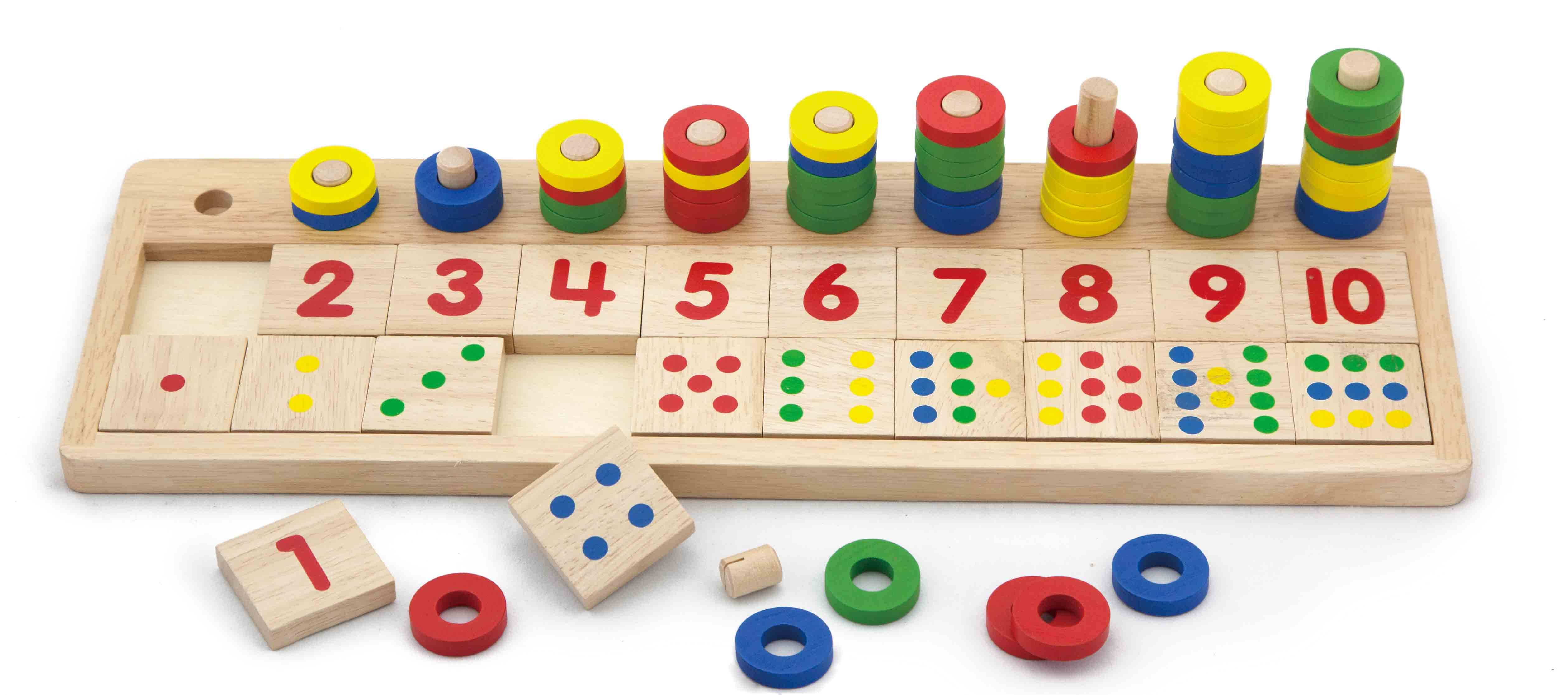 Trade Toys Limited - Wholesale Wood Toy - Kids - Viga Count & Match Number Game1