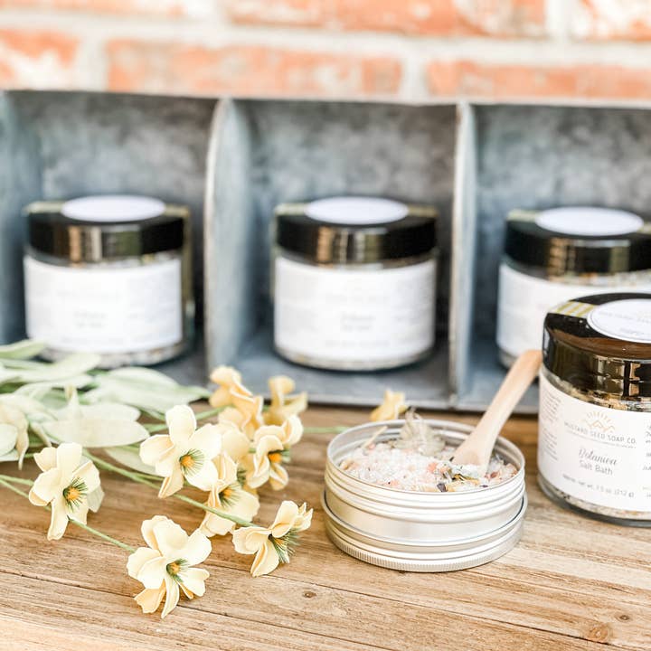 Mineral Bath Te för wholesale av Mustard Seed Soap Co.