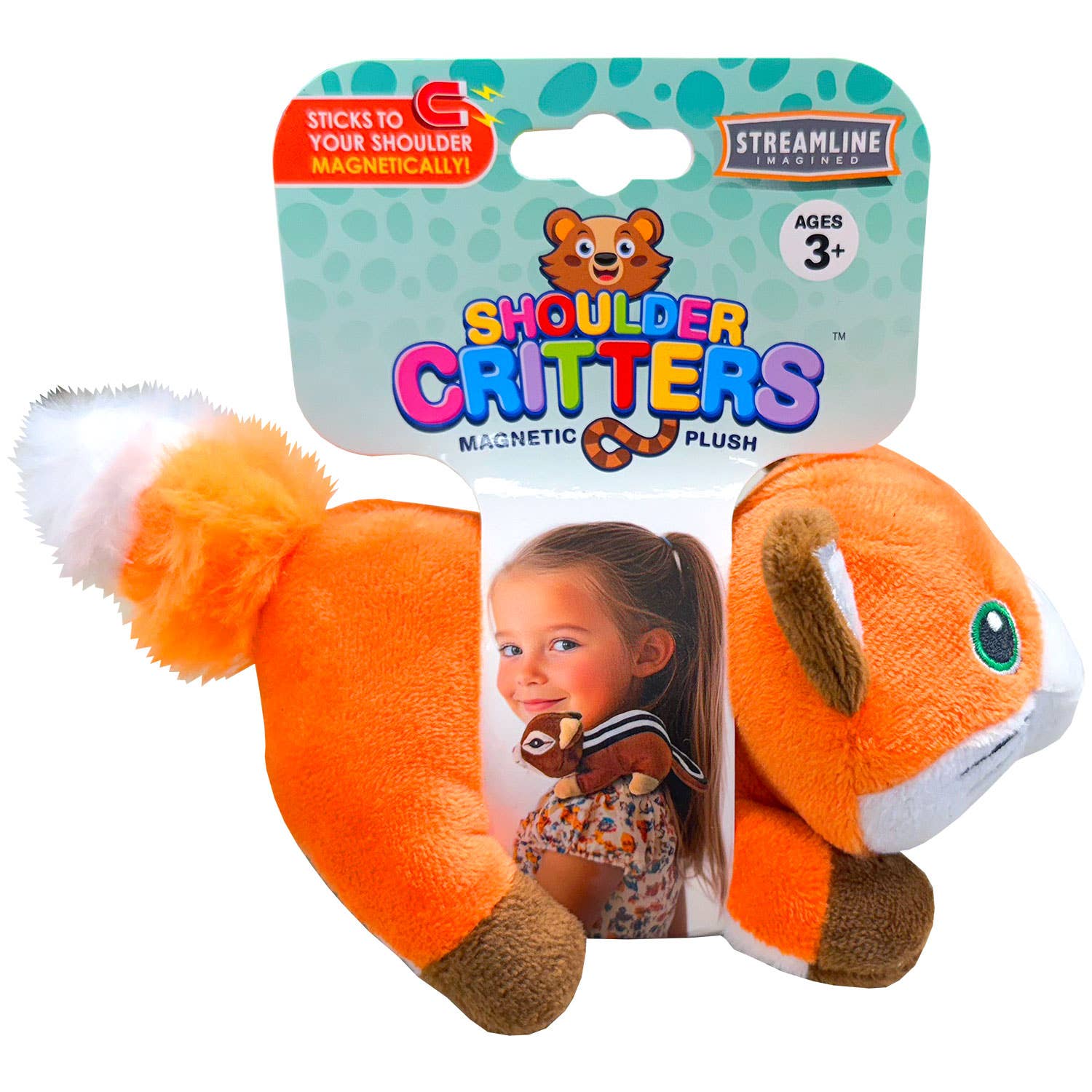 Streamline - Wholesale Stuffed/Plush Toy - Kids & Baby - Shoulder Critters - Fox3