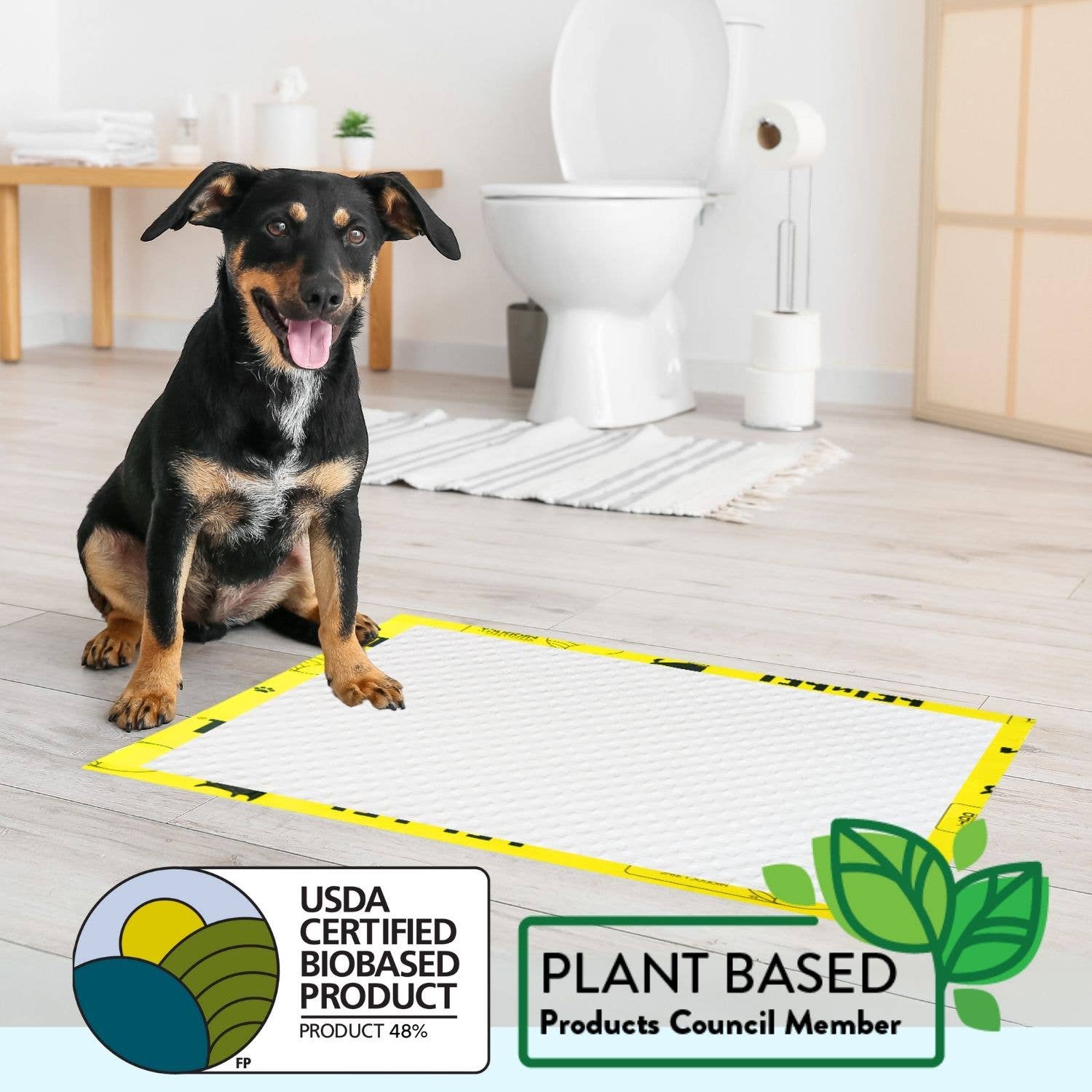 Pet N Pet – wholesale Pet pee pad – Dog – Pet N Pet 50 Count Dog Pee Pads – 48% Plant-Based, 6-Layer6