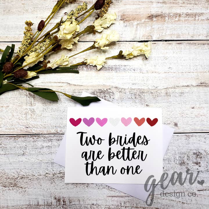 To brude er bedre end én kort for engroshandel hos Gearhart Design Co.