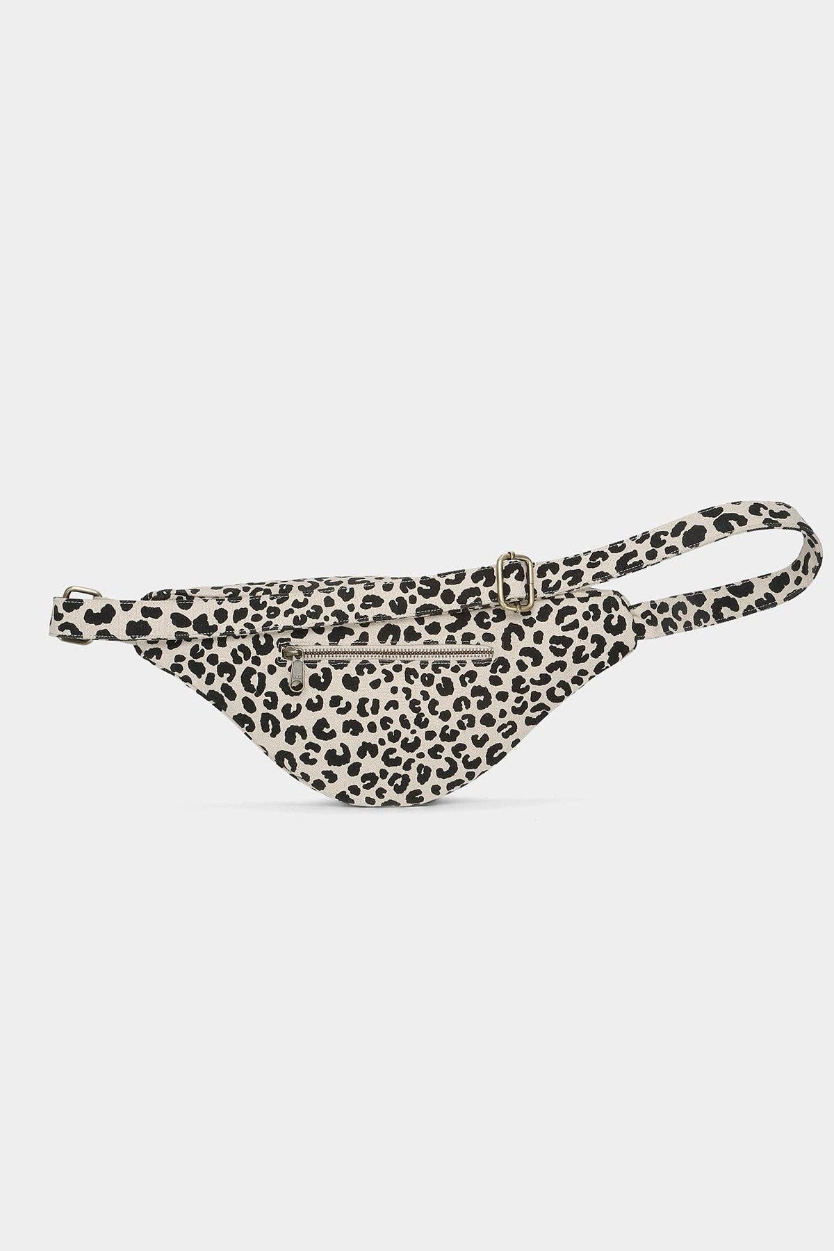 Hindbag - Wholesale Belt Bag - Women's - Sasha Leopard Ecru Fanny Pack2