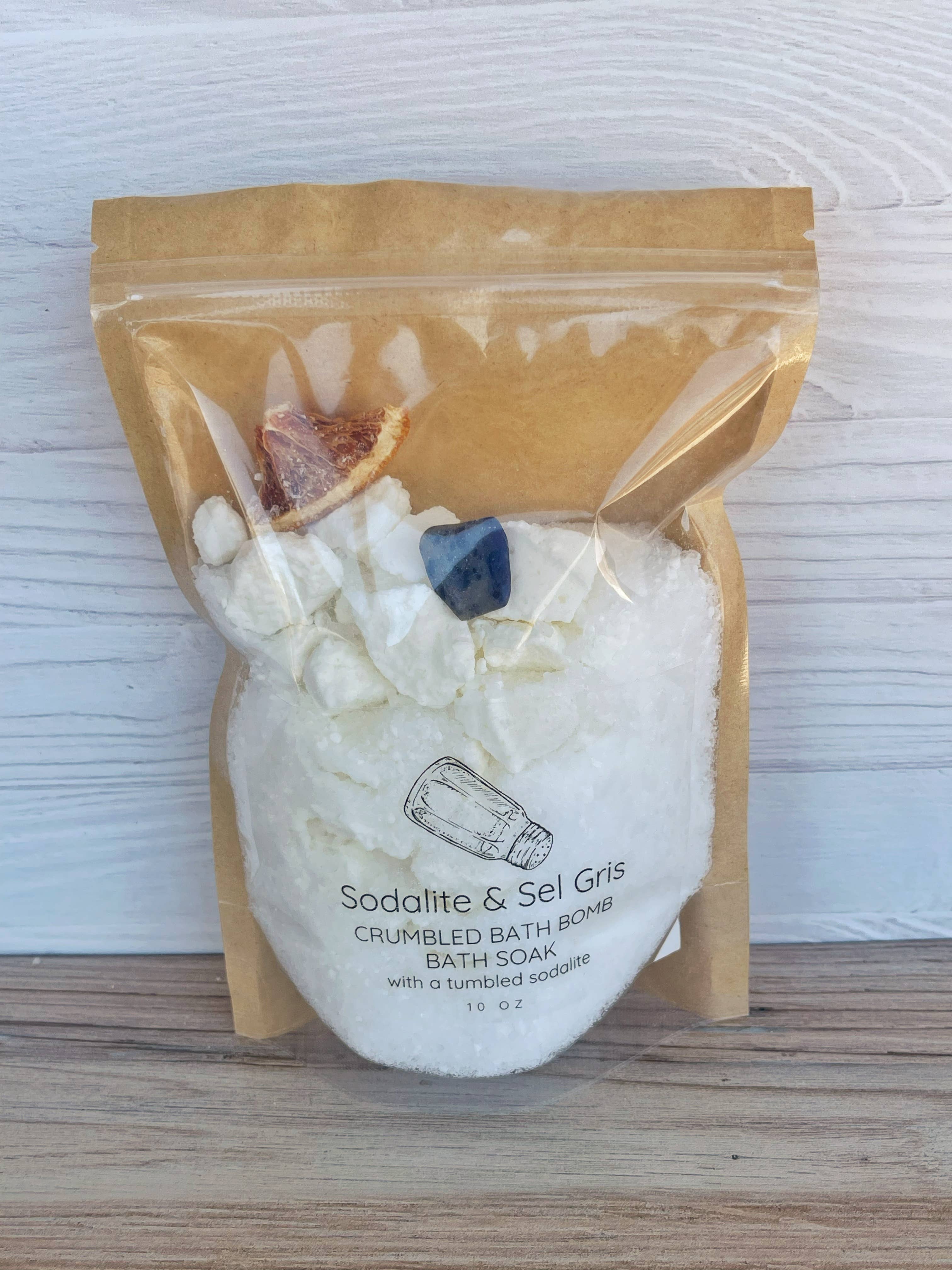 Rage Gems & Jewelry - Wholesale Bath Soak/Milk - Sodalite & Sel Gris Crumbled Bath Bomb Bath Soak5