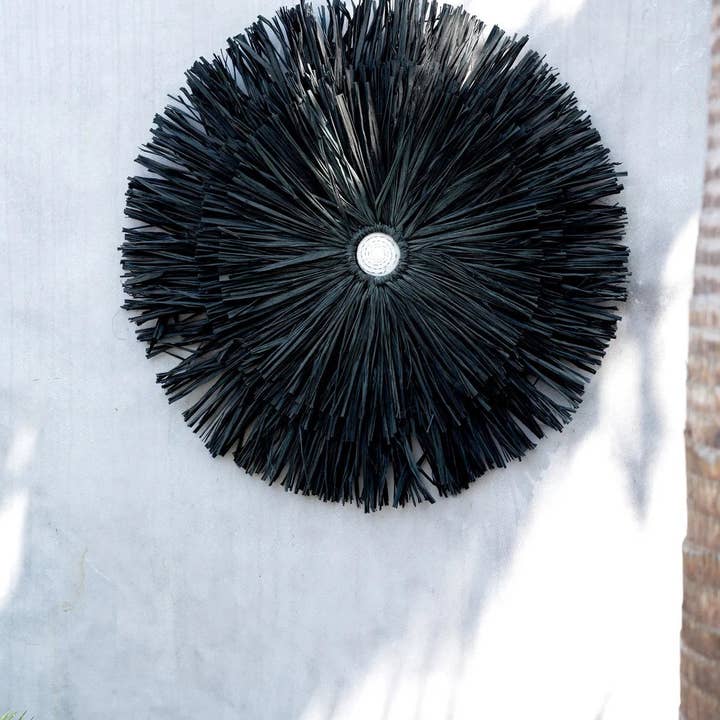 Bazar Bizar Living - Wholesale Wall Accent - The Raffia Juju - Black3