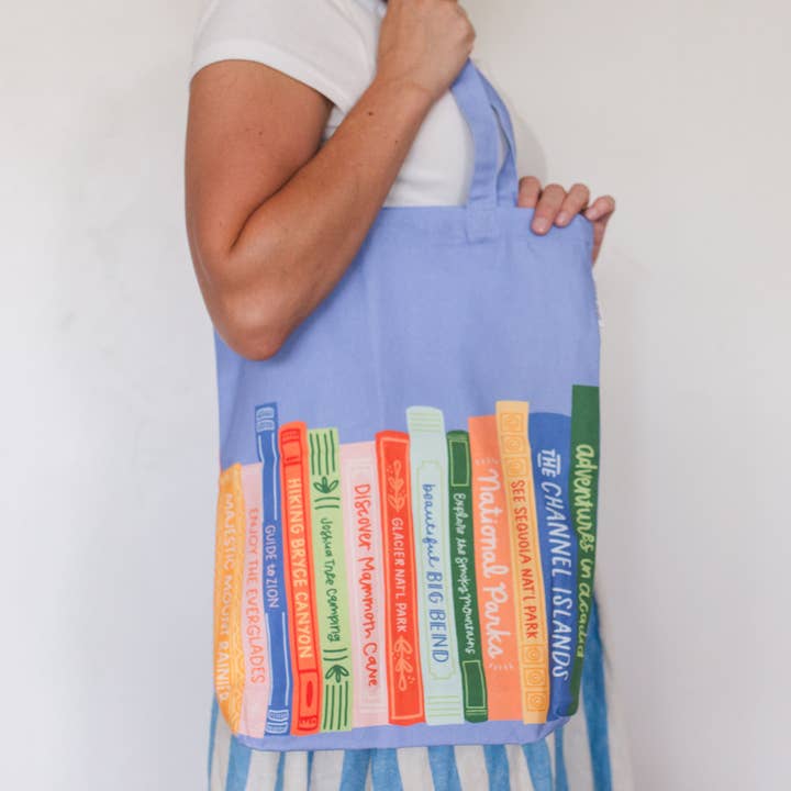 National Parks Books Tote Bag for wholesale by Pippi Post