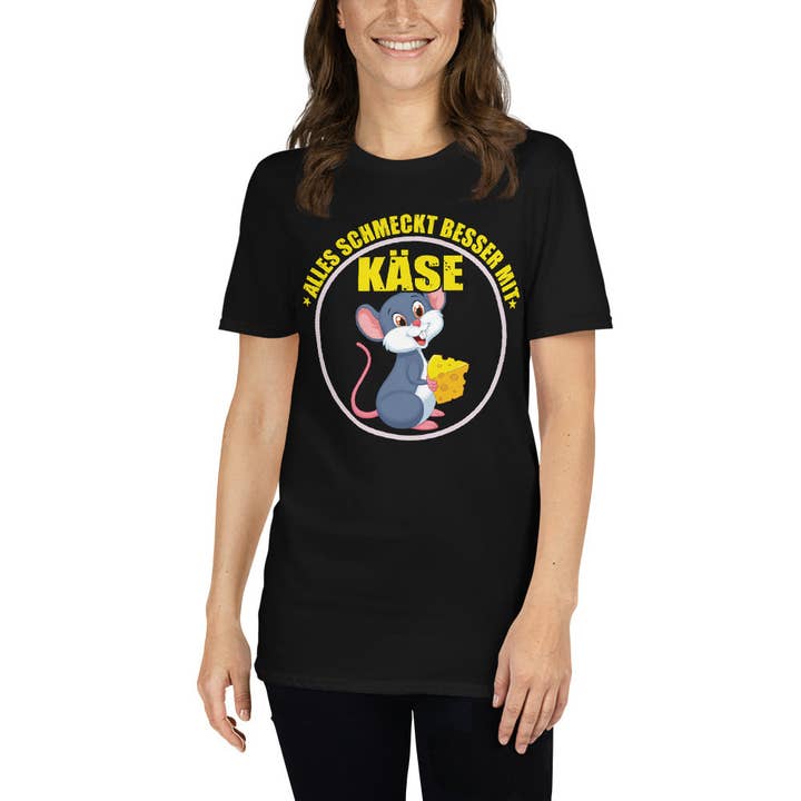 Alles smaakt beter met een T-shirt met kaas voor wholesale door Souverista