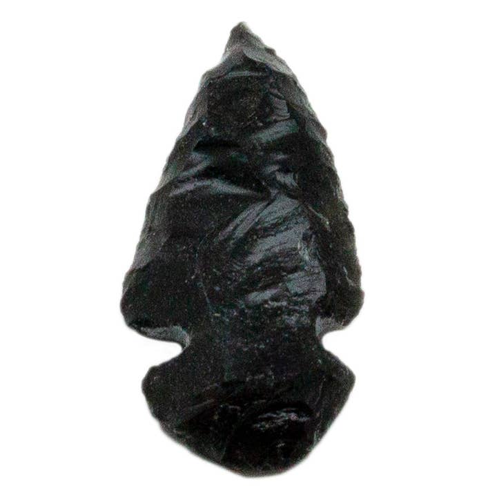 Pfeilspitze aus schwarzem Obsidian für den Großhandel von Katrina’s Crystals