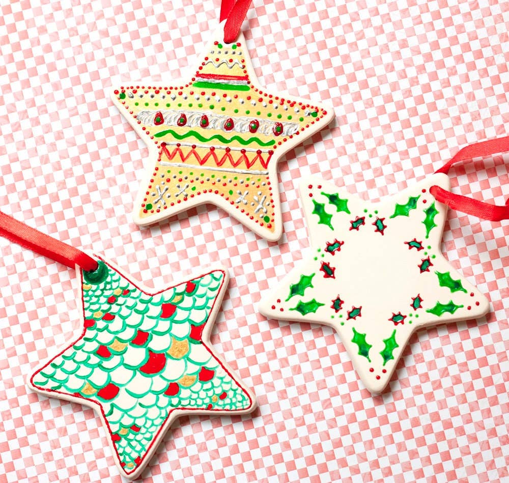 The Crafty Hen – wholesale DIY craft kit – Ceramic Christmas Decoration Painting Kit6