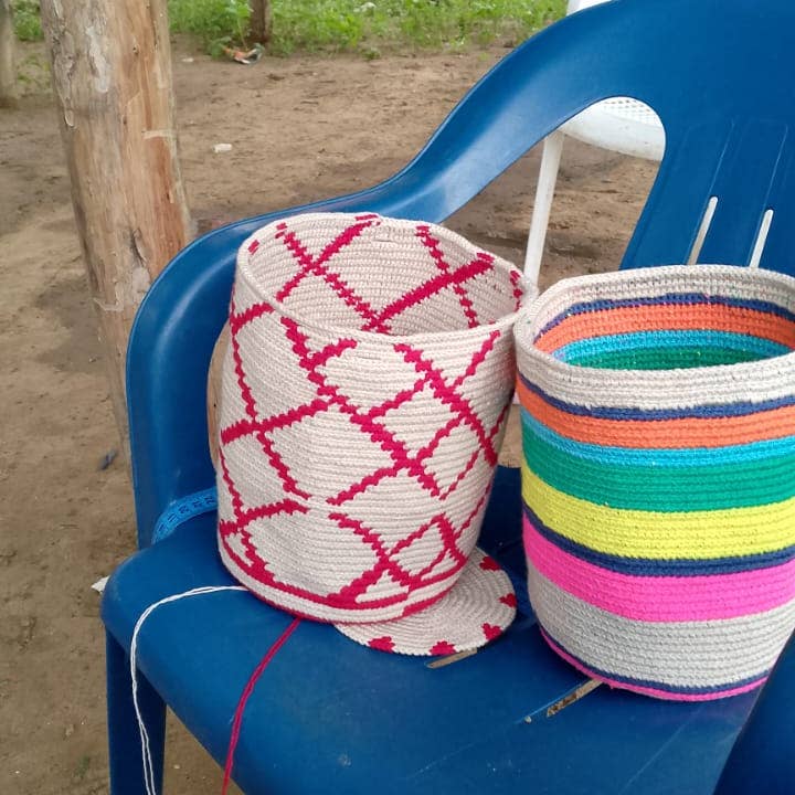 Boutique Femade ® - Wholesale Crossbody Bag - Women's - Arcoiris Medium Wayuu Bag6