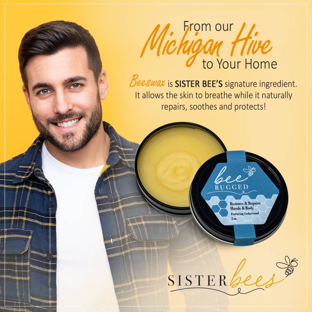 Sister Bees LLC - Wholesale Body Balm/Butter - Bee Rugged Moisturizing Balm2